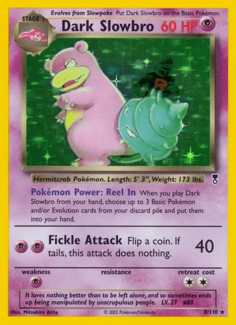 Dark Slowbro Reverse Holo