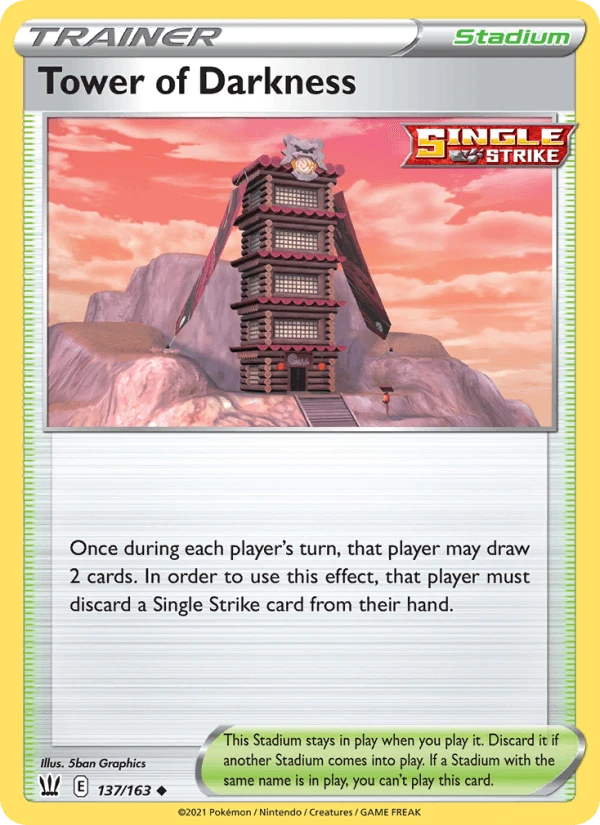 Tower Of Darkness Reverse Holo #137