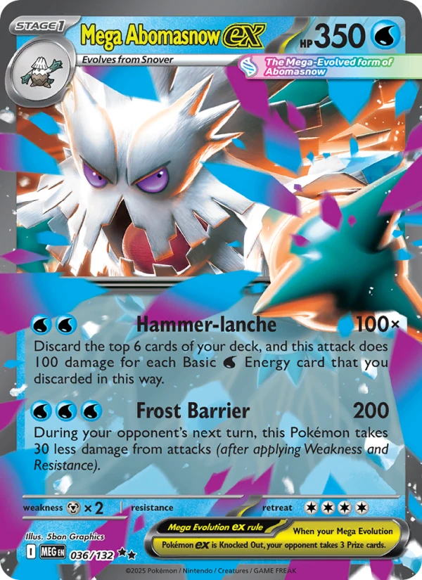 Mega Abomasnow Ex #36