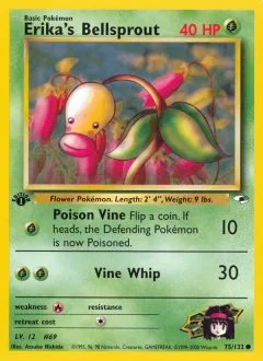 Erika's Bellsprout 1st Edition