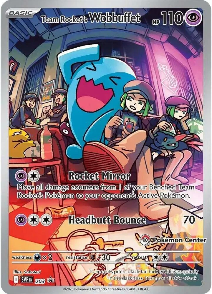 Team Rocket's Wobbuffet Pokemon Center #203