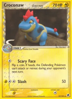 Croconaw Reverse Holo