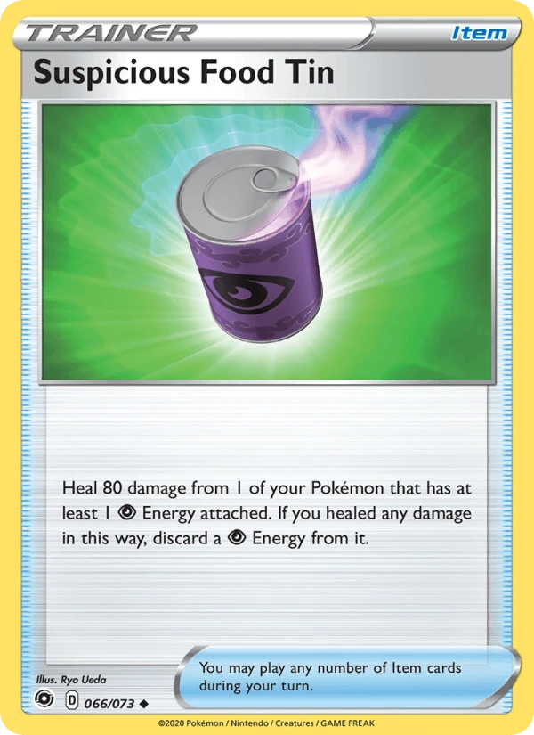 Suspicious Food Tin Reverse Holo #66