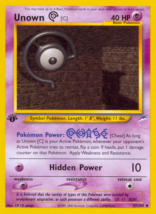 Unown C #57
