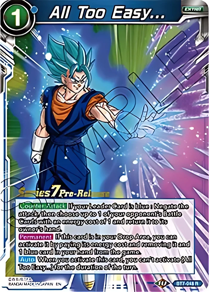 All Too Easy... [Pre-Release] #BT7-048_PR