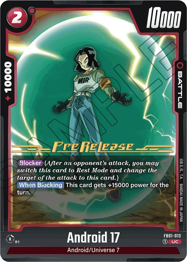 Android 17 [Pre-Release] #FB01-013