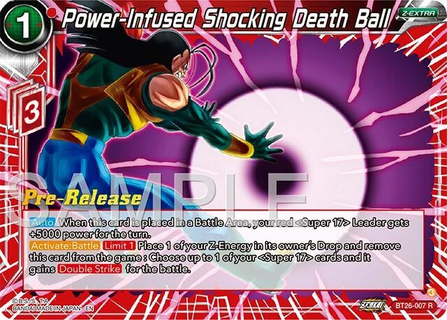 Power-Infused Shocking Death Ball [Pre-Release] #BT26-007