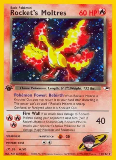 Rocket's Moltres 1st Edition