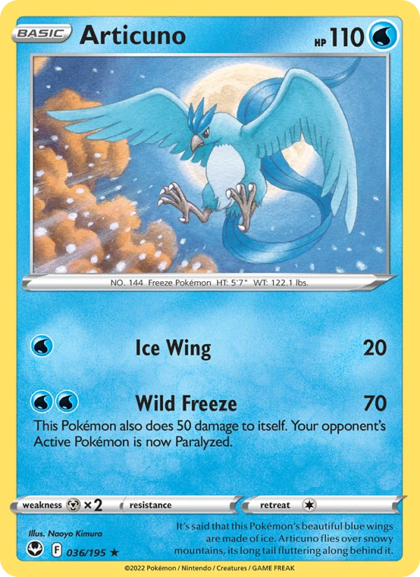 Articuno Cosmos Holo #36