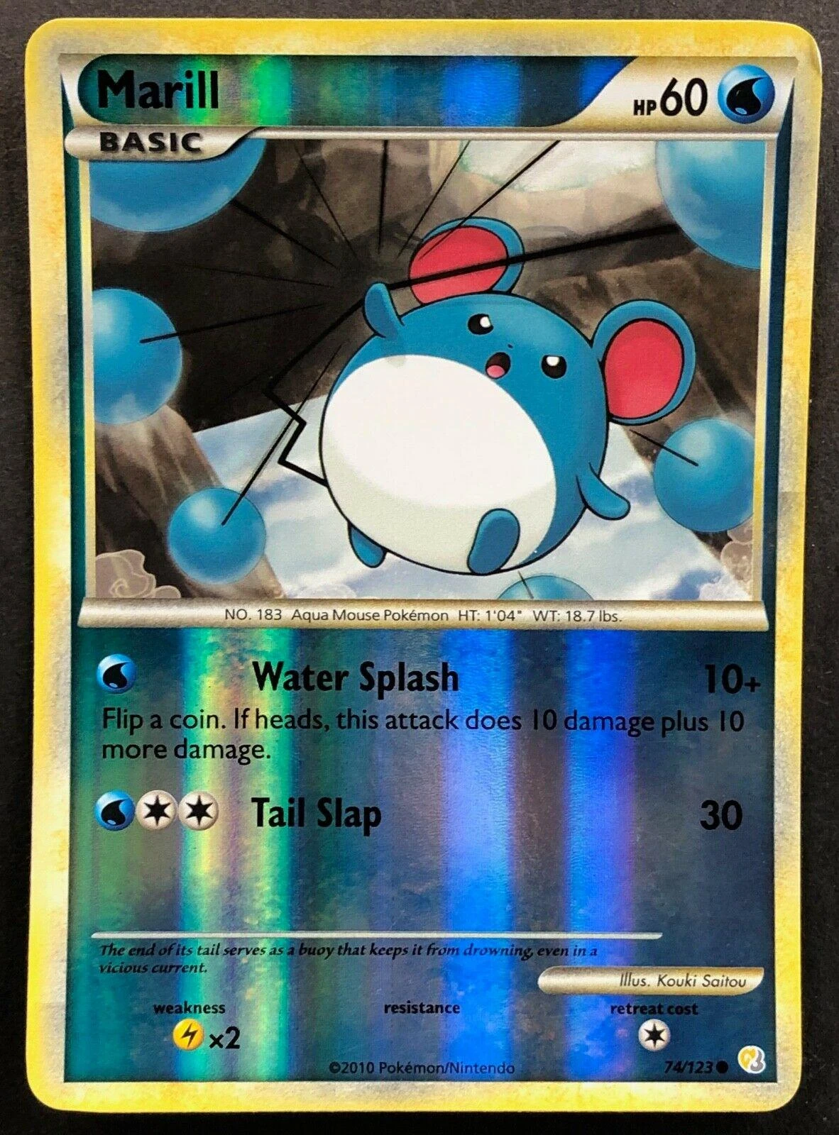 Marill Reverse Holo #74