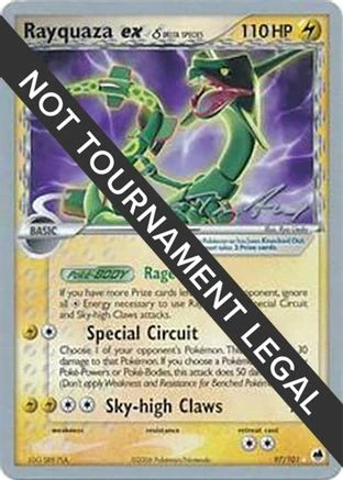 Rayquaza EX Tom Roos #97