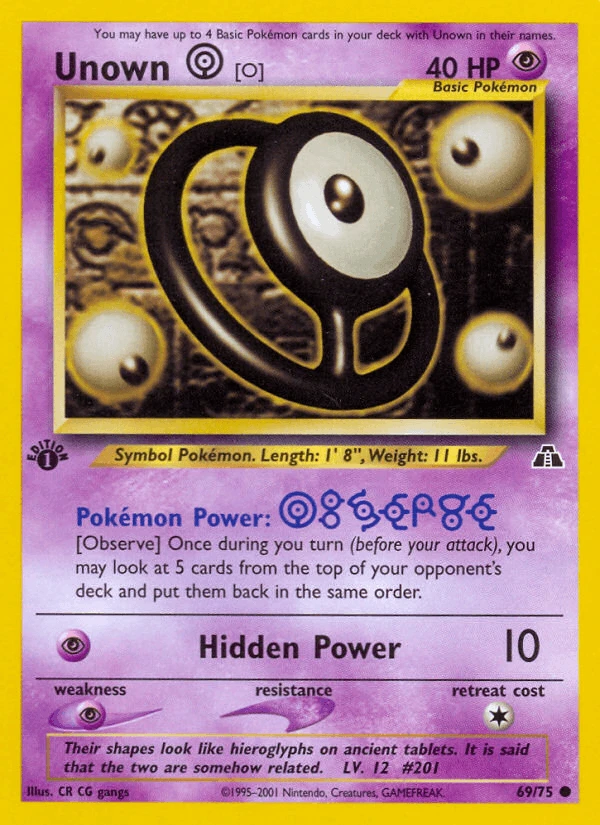 Unown O #69