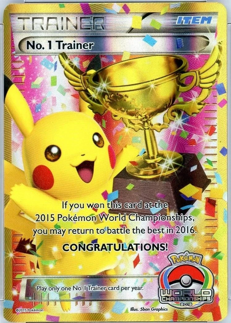 Pikachu No 1 Trainer · World Championships 2015