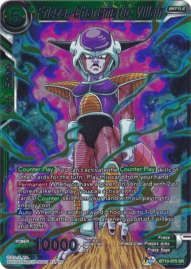Frieza, Charismatic Villain [Silver Foil] #BT10-075