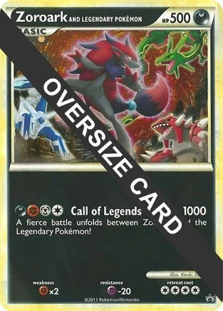 Zoroark & Legendary Pokemon Jumbo #World of Illusions Box Promo