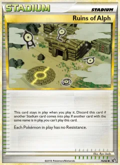 Ruins Of Alph Reverse Holo