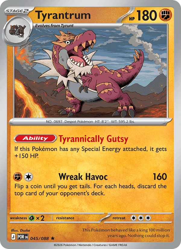 Tyrantrum Holo #45
