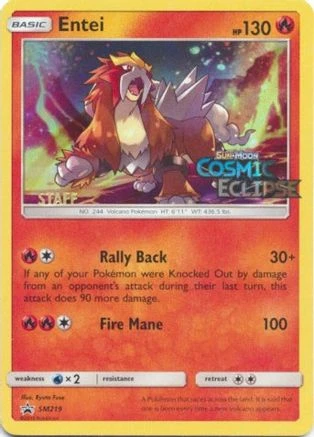 Entei Prerelease Staff #SM219