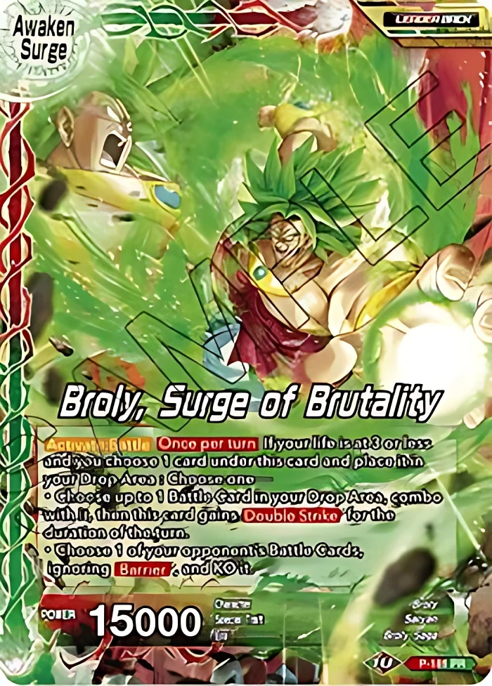 Broly // Broly, Surge of Brutality #P-181