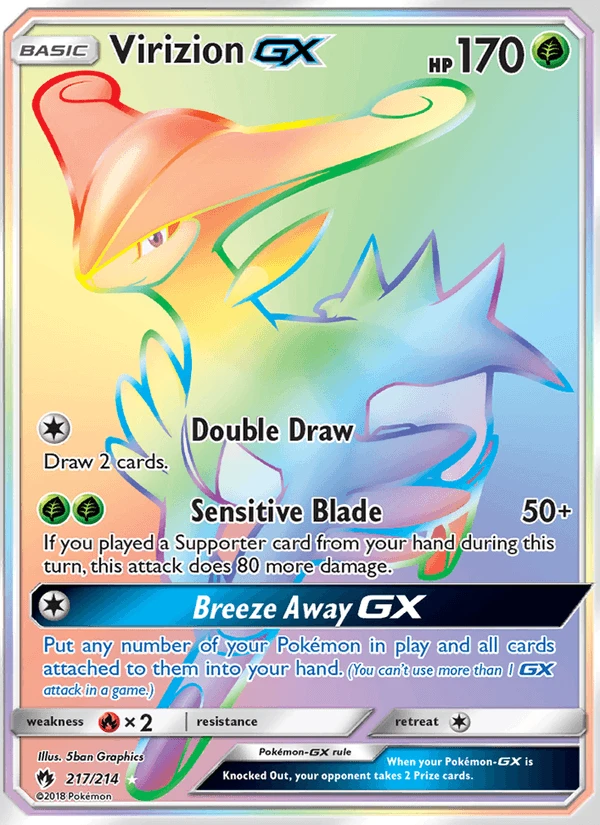 Virizion Gx #217