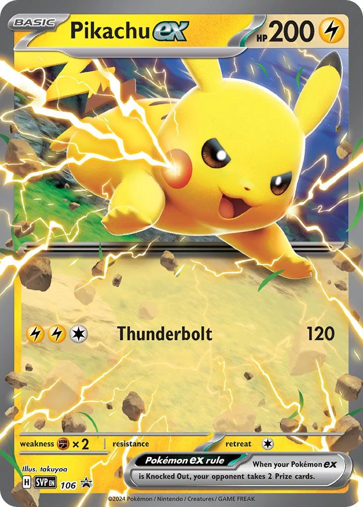 Pikachu Ex #106