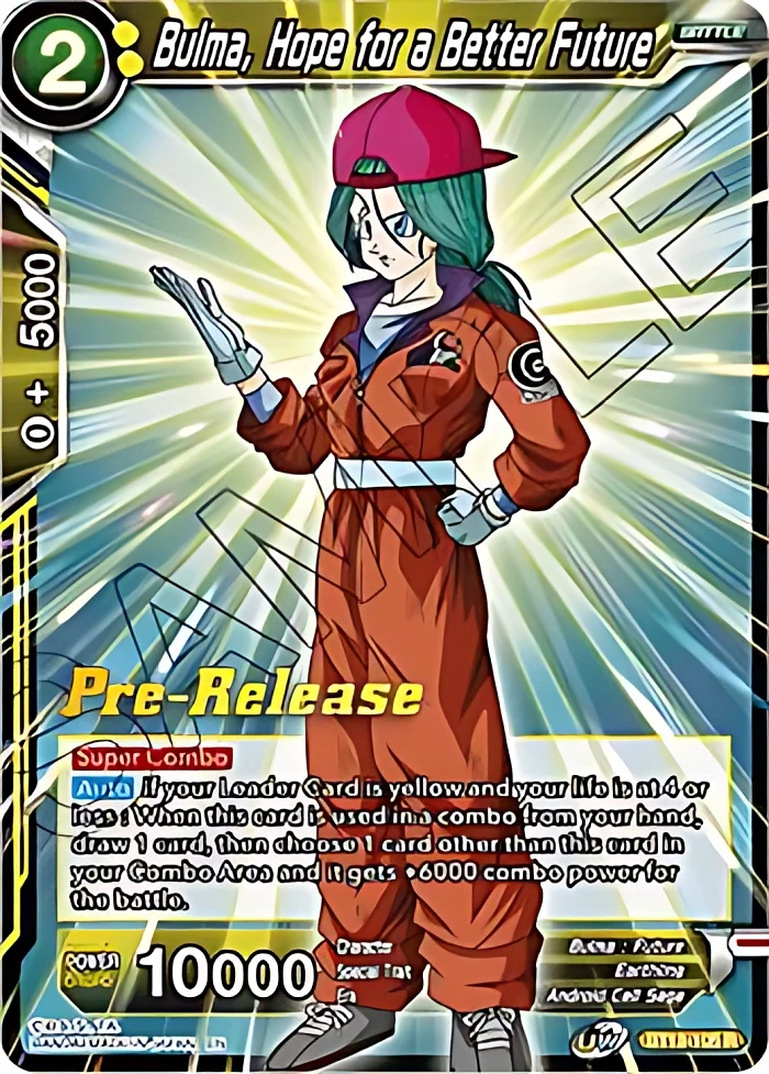 Bulma, Hope for a Better Future [Pre-Release] #BT13-105