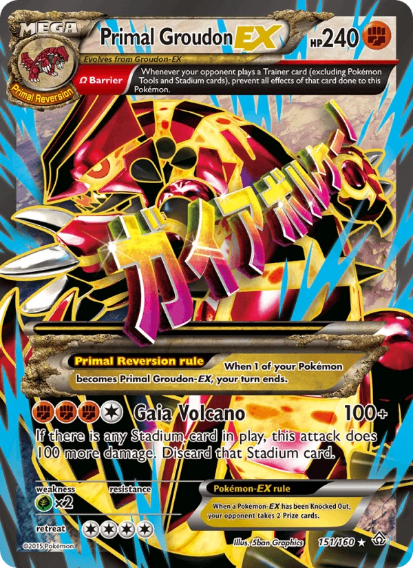 Primal Groudon Ex #151