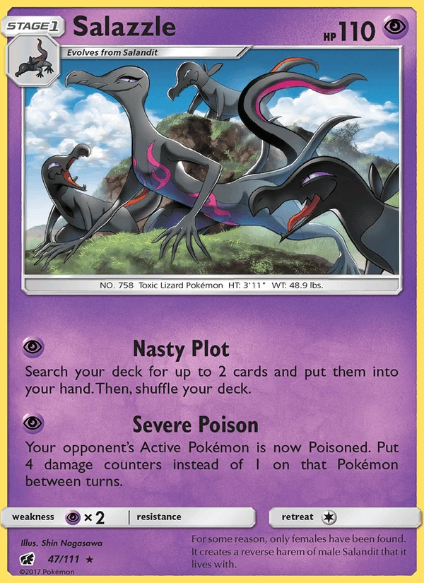 Salazzle Reverse Holo #47