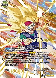 Son Goku Jr. // SS Son Goku Jr., Scion of the Lineage [Gold Stamped]