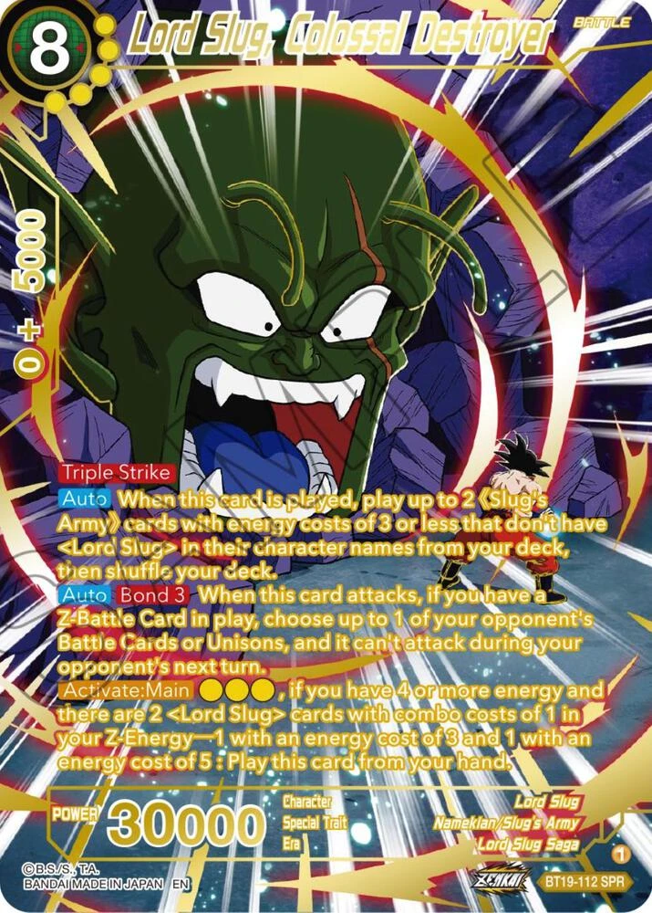 Lord Slug, Colossal Destroyer [SPR] #BT19-112