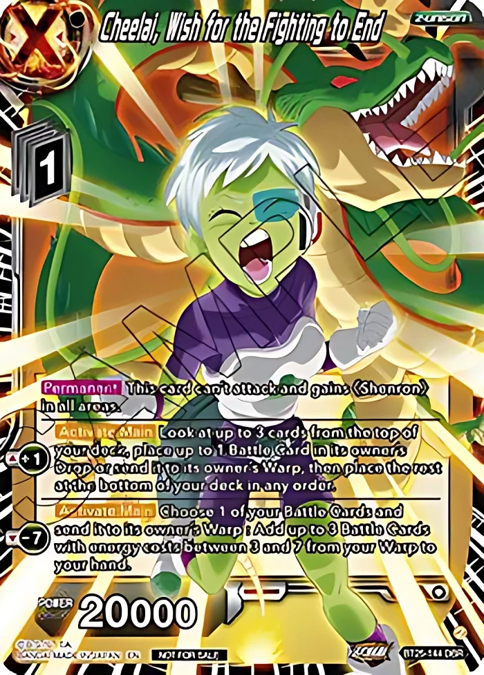 Cheelai, Wish for the Fighting to End [Ultra-Bout Series Tournament Pack Vol.1] #BT25-144