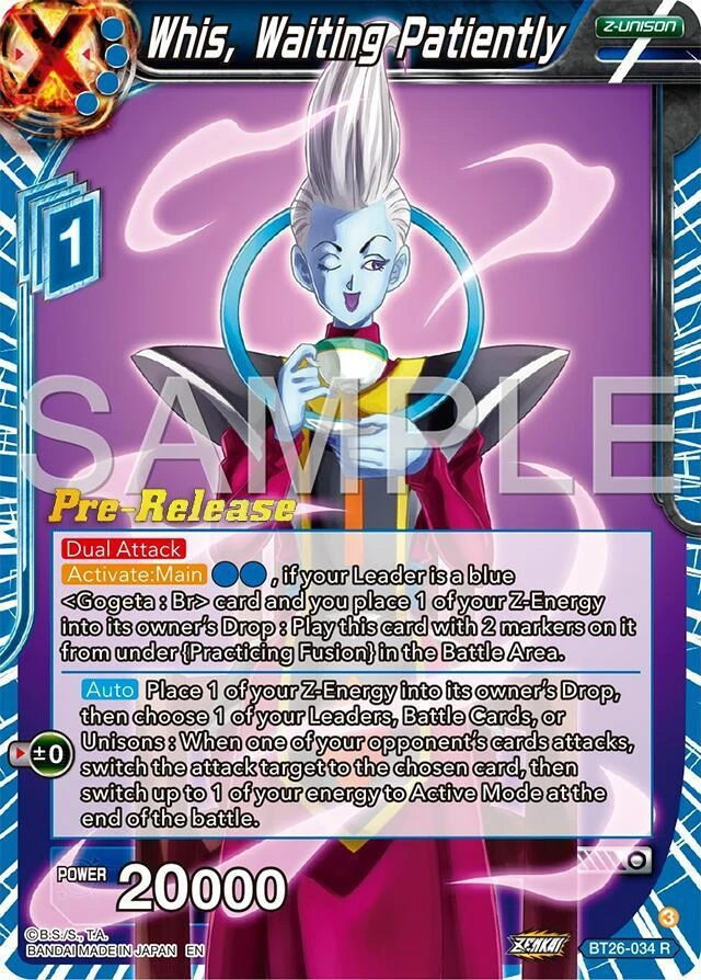 Whis, Waiting Patiently [Pre-Release] #BT26-034