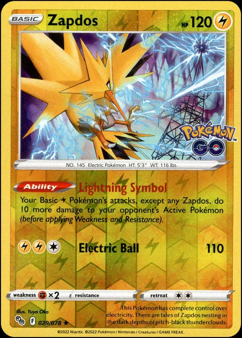 Zapdos Reverse Holo #29