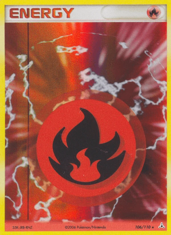 Fire Energy Holo #106