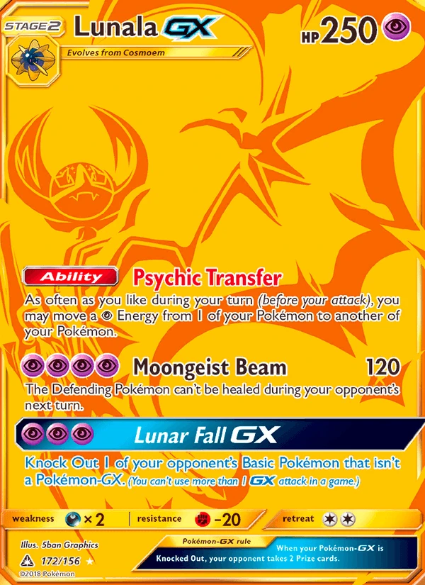 Lunala Gx #172