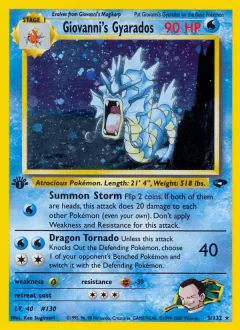 Giovanni's Gyarados 1st Edition