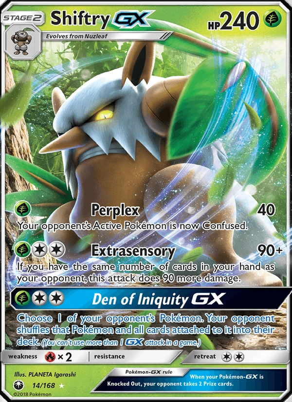 Shiftry Gx #14
