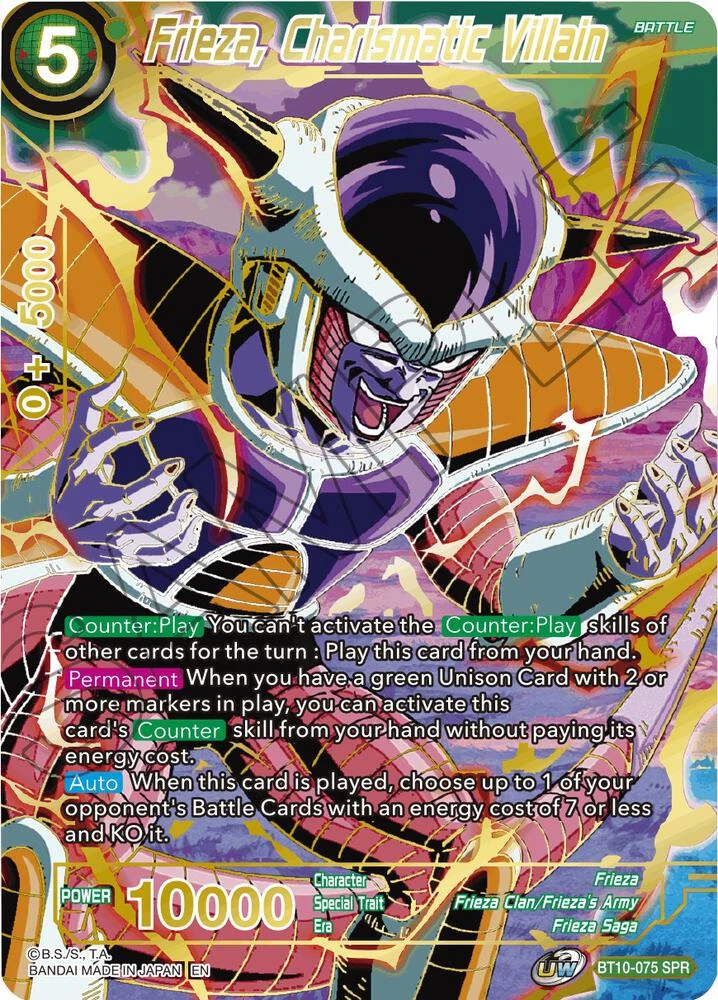 Frieza, Charismatic Villain [SPR] #BT10-075