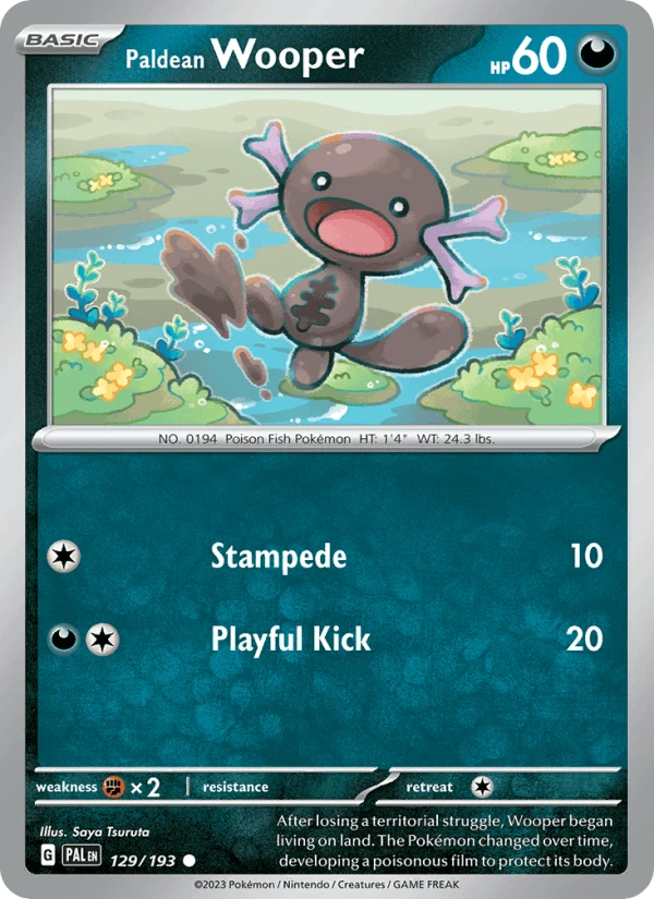 Paldean Wooper #129