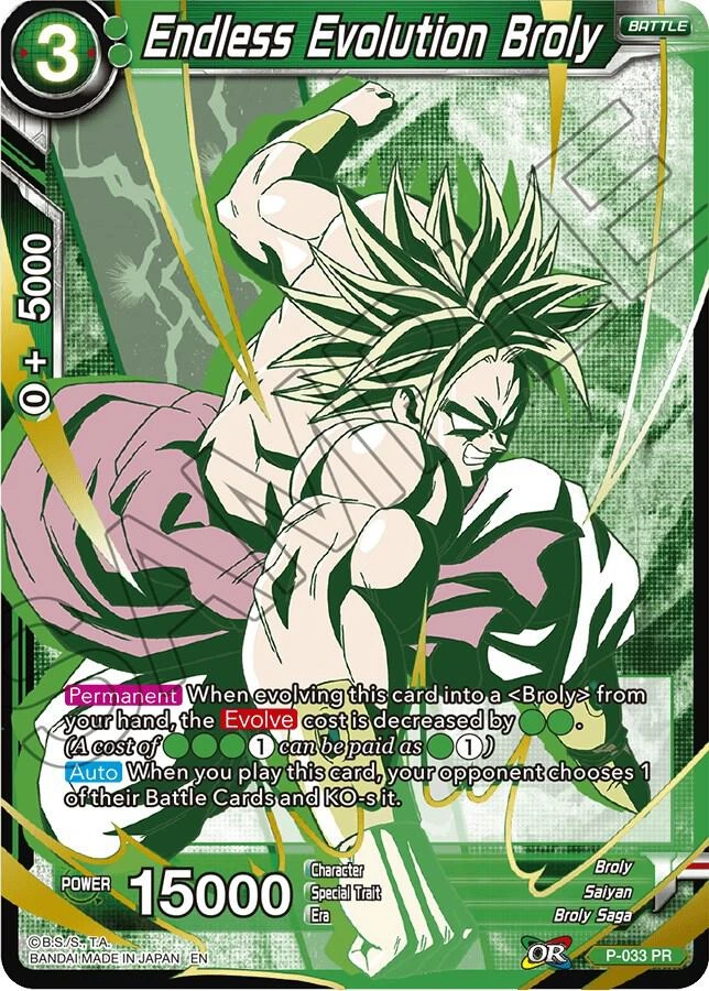 Endless Evolution Broly [Alternate Art] #P-033