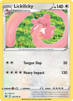 Lickilicky Reverse Holo