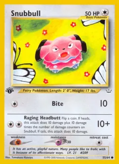 Snubbull 1st Edition