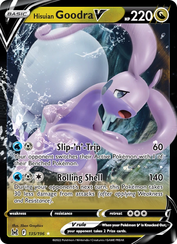 Hisuian Goodra V #135