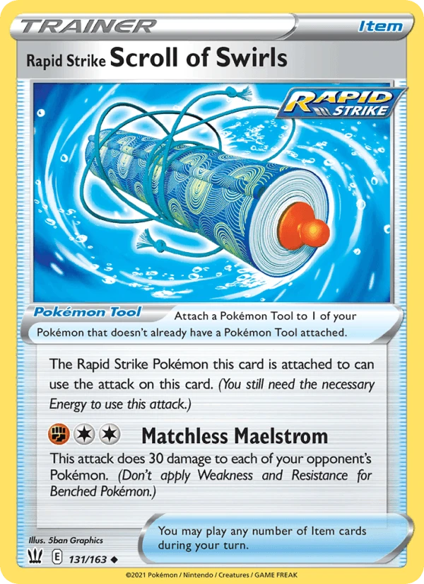 Rapid Strike Scroll Of Swirls #131
