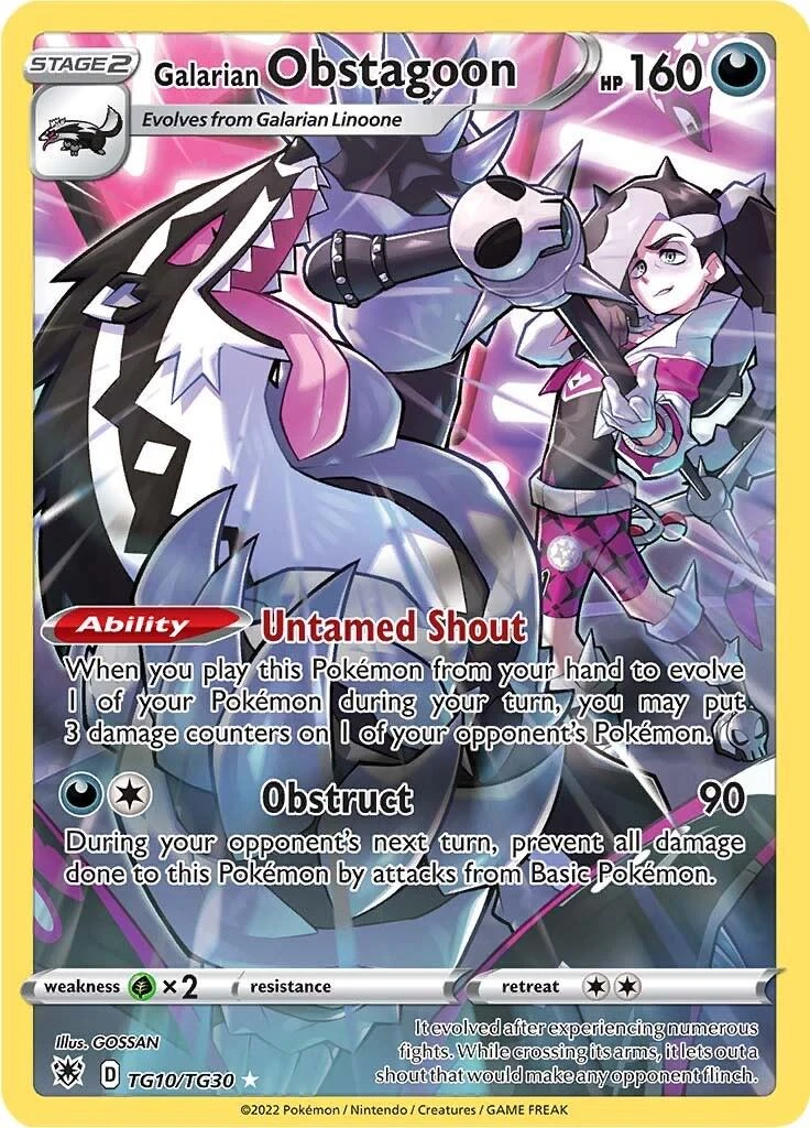 Galarian Obstagoon #TG10