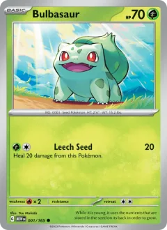 Bulbasaur Reverse Holo