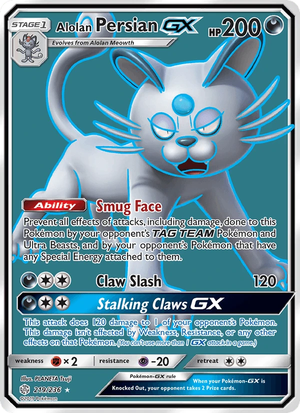 Alolan Persian Gx #219