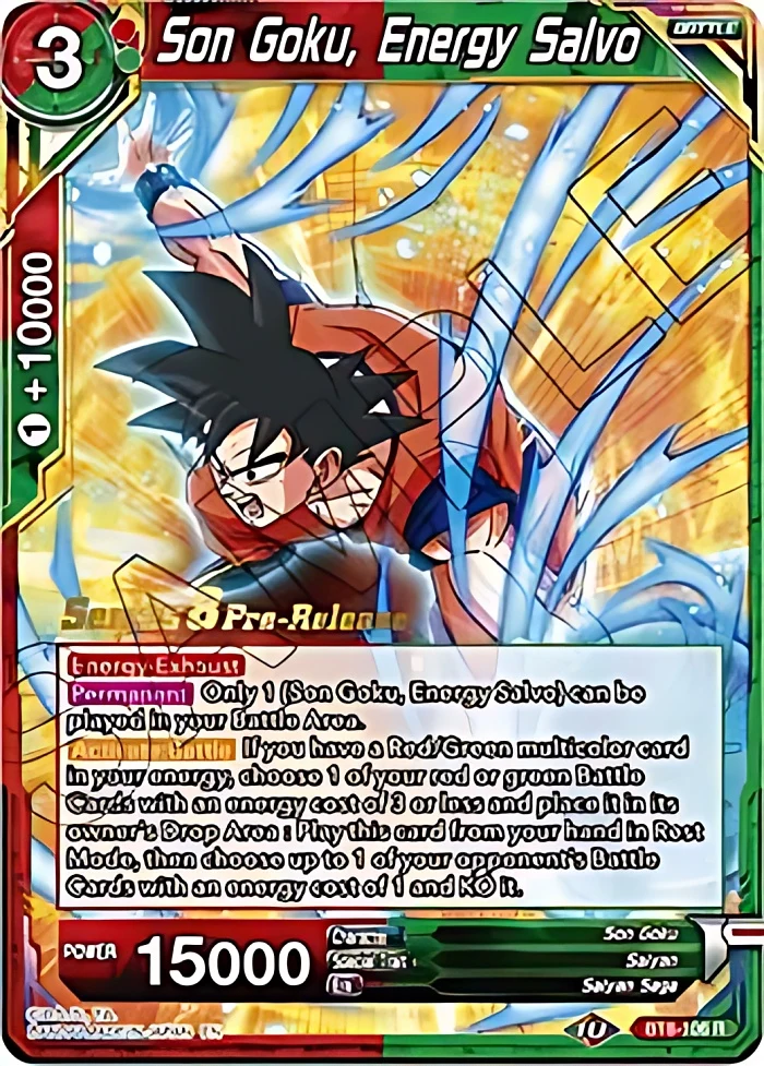 Son Goku, Energy Salvo [Pre-Release] #BT8-106_PR