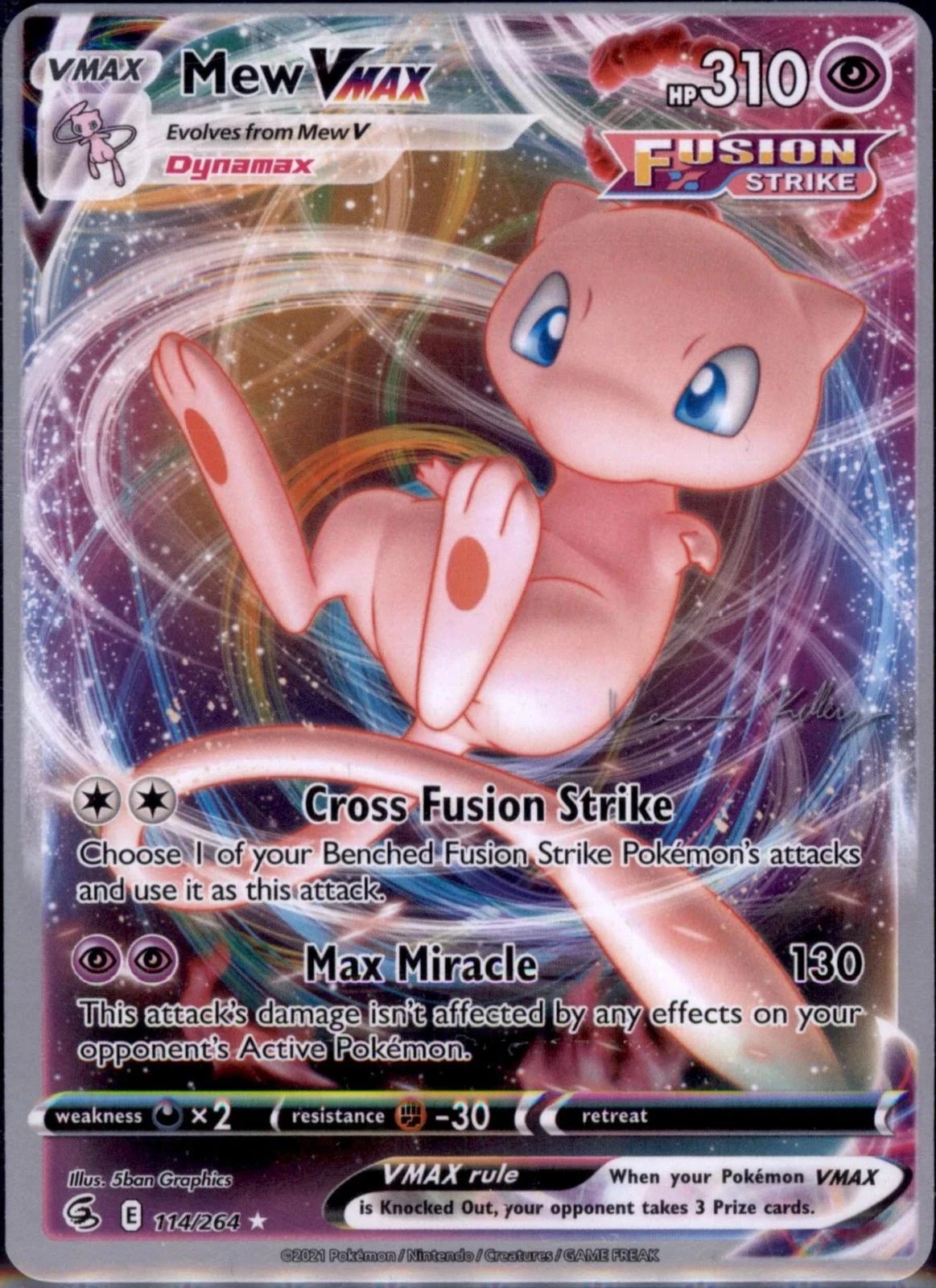 Mew Vmax Vance Kelley #114