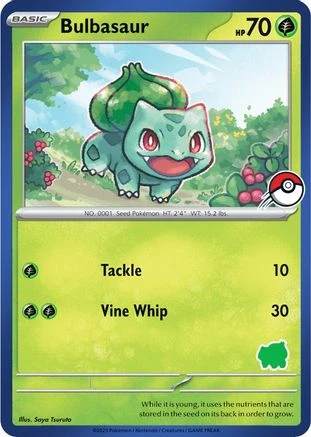 Bulbasaur Blue Border